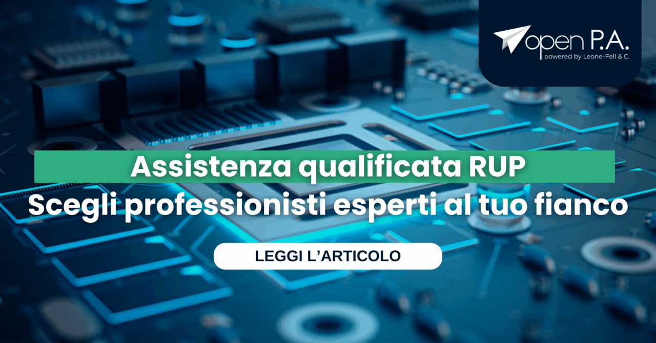 Assistenza RUP – Professionisti esperti per gare pubbliche