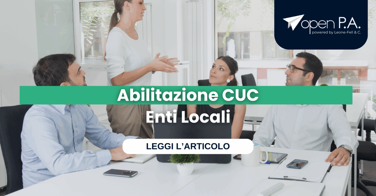 Abilitazione CUC Enti Locali