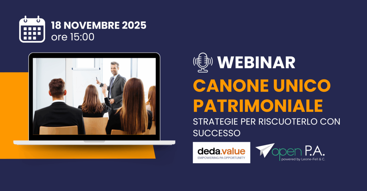 Riscossione in crisi, Comuni al collasso…Ne parliamo il 18 Novembre con Deda Value!